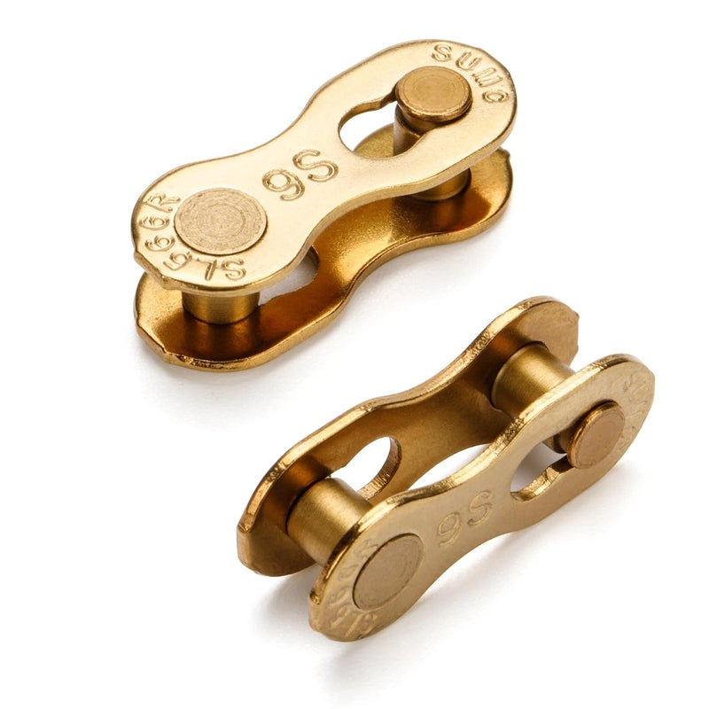 SMC Bike Chain Quick Link- Reusable Bike Chain Missing Quick Connector- Master Links Compatible with Shimano, Sram and KMC Chains 6 7 8 9 10 11 12speed Missing Link (Gold, 9 Speed) - Image 5